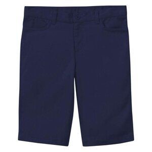 Classroom 52224 Girls Juniors Stretch Matchstick Short Navy